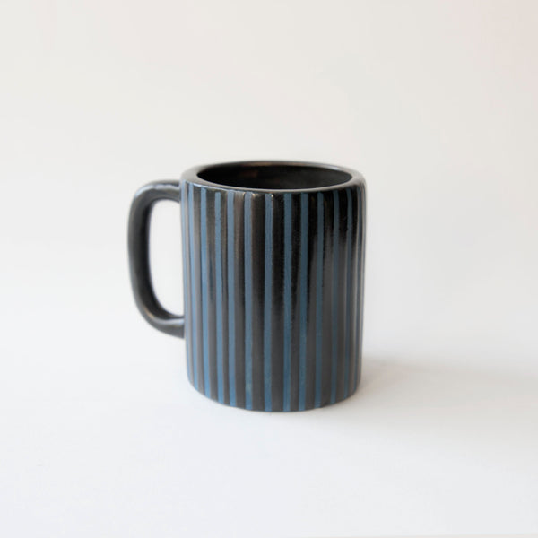 Cobalt Striped Mug